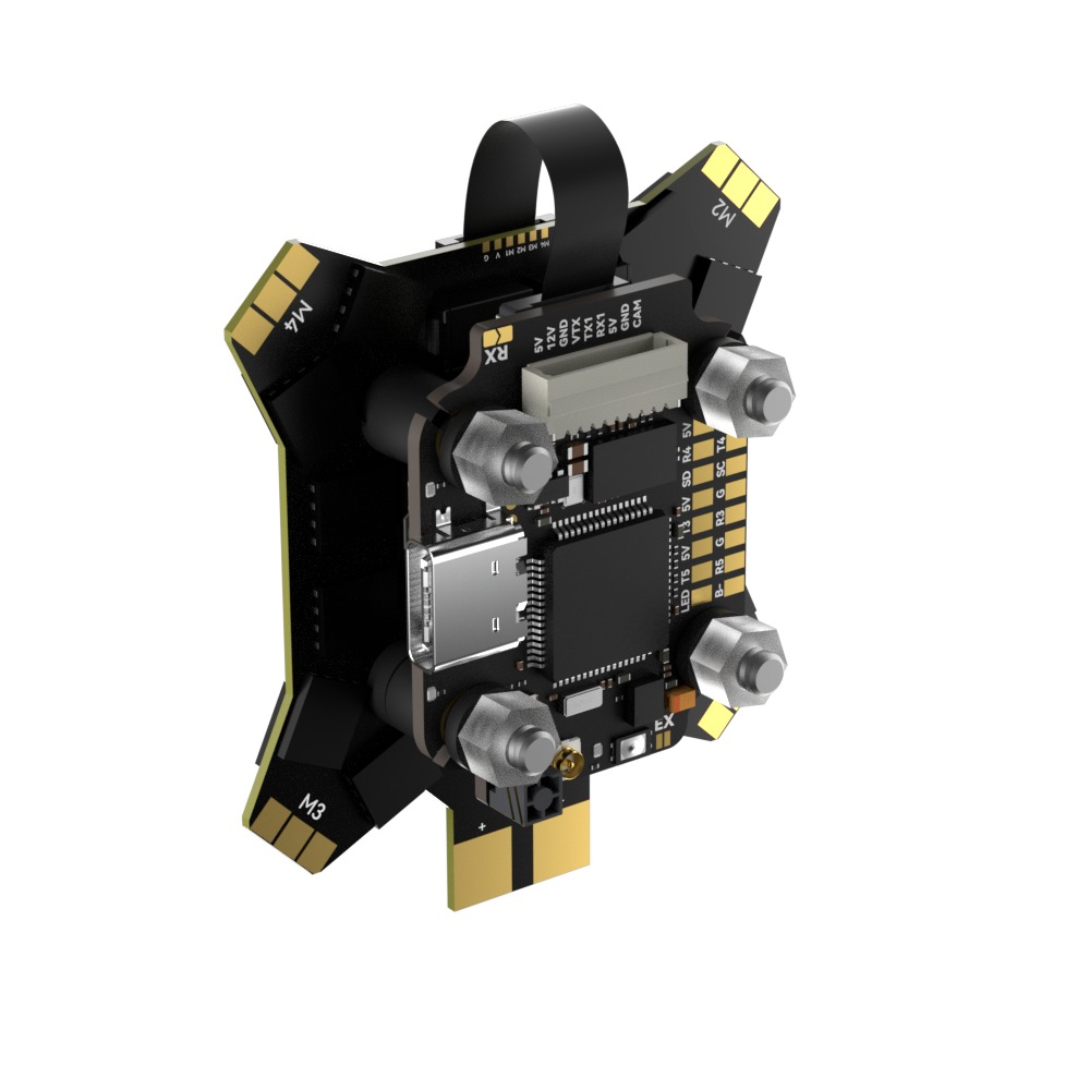 Borg Mini F7 Stack com ESC LiH - Fpv Flight Controller F7 Stack 60A avaliação e preço